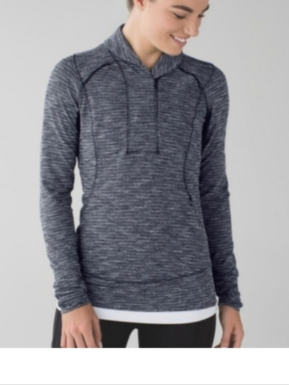 Lululemon Heathered Pullover Half Zip - Women's - 6